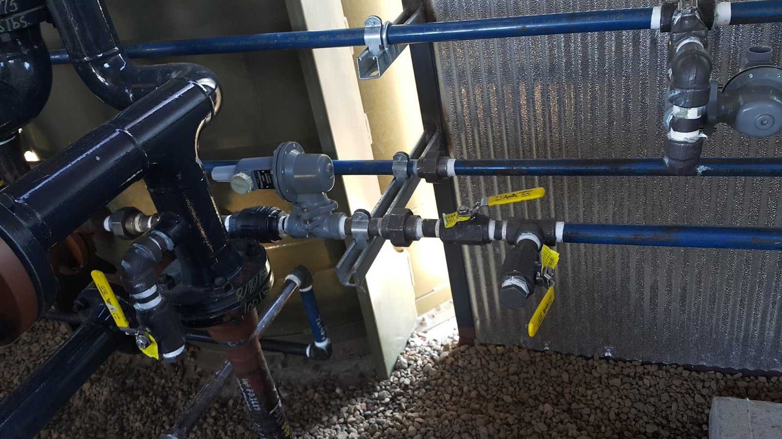 Carbon steel piping fabrication and installation